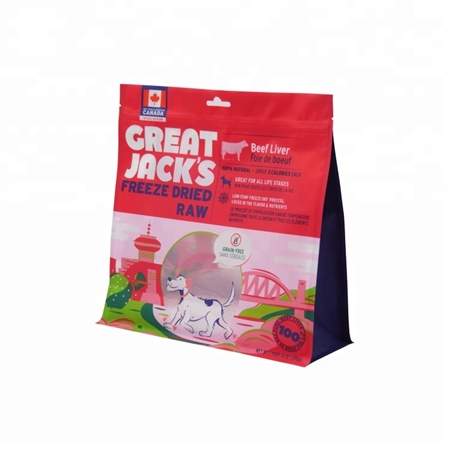 Small Flat Bottom Packaging Pouch for Pet Food