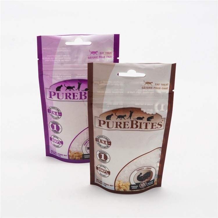 Customized Cat Treat Packaging Bag